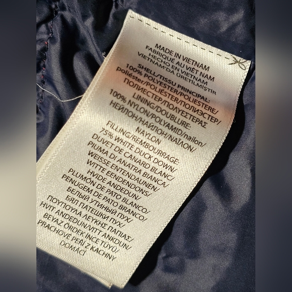 Polo Ralph Lauren Kids Red WARM Puffer Goose Down Coat Size 18 Clean! - Picture 6 of 6